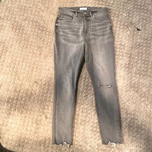 Gray High Waisted Jeans